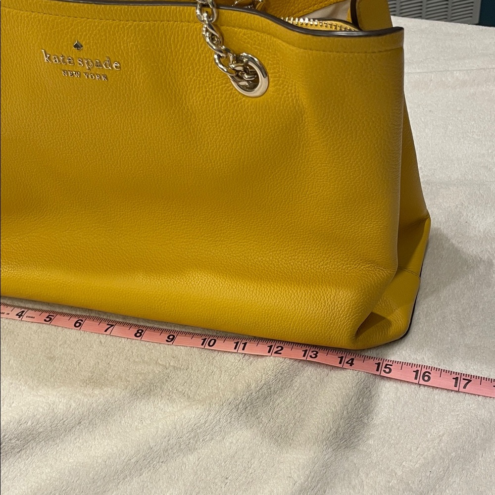 Kate Spade New York Jordyn Chain Handle Tote in Sunflower Yellow - Picture 13 of 16